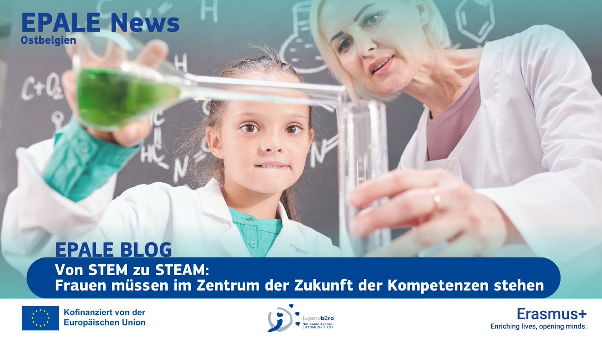 🔬 Von STEM zu STEAM
Innovation braucht mehr als Technik. Der #STEAM-Ansatz verbindet #Wissenschaft mit #Kreativität, #Ethik und #Demokratie – und stärkt Frauen in allen Lebensphasen.
Warum eine klare Geschlechterperspektive unverzichtbar ist 👉bit.ly/4aCma4R