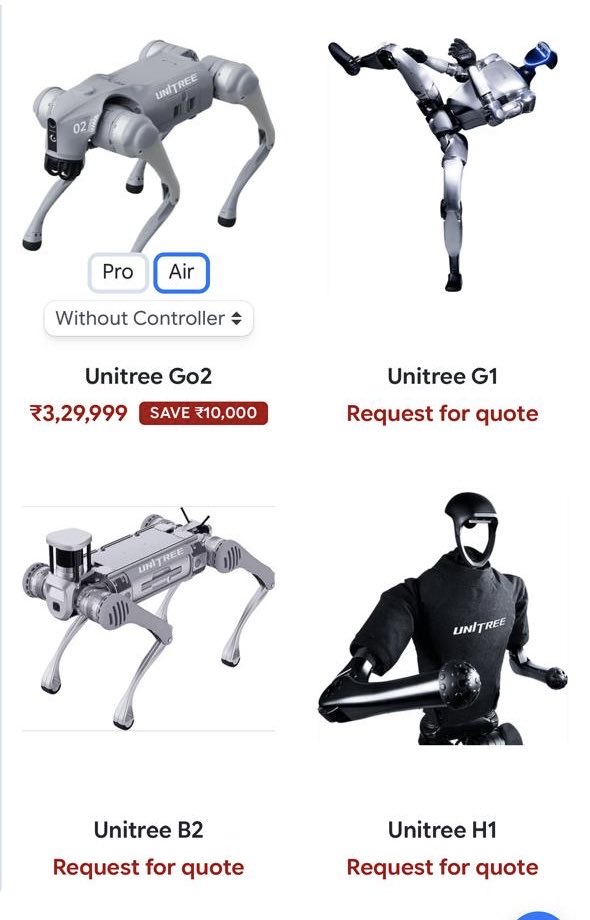 Galgotia University Robot Controversy. 

Professor Neha Singh of Galgotias University has released a clarification statement regarding her statement earlier in the day.

While Chinese Robot Claim it is their manufacturing.

The product has got the hype and is available for