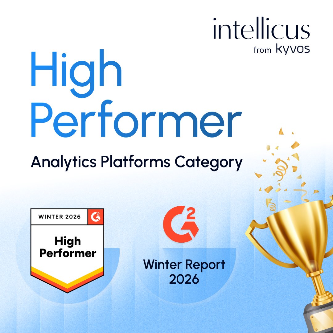 #Intellicus has been recognized as a High Performer in the Analytics Platforms category in the G2 Winter Report 2026. A big thank you to our customers for your continued trust and to our teams for consistently delivering real business value.
