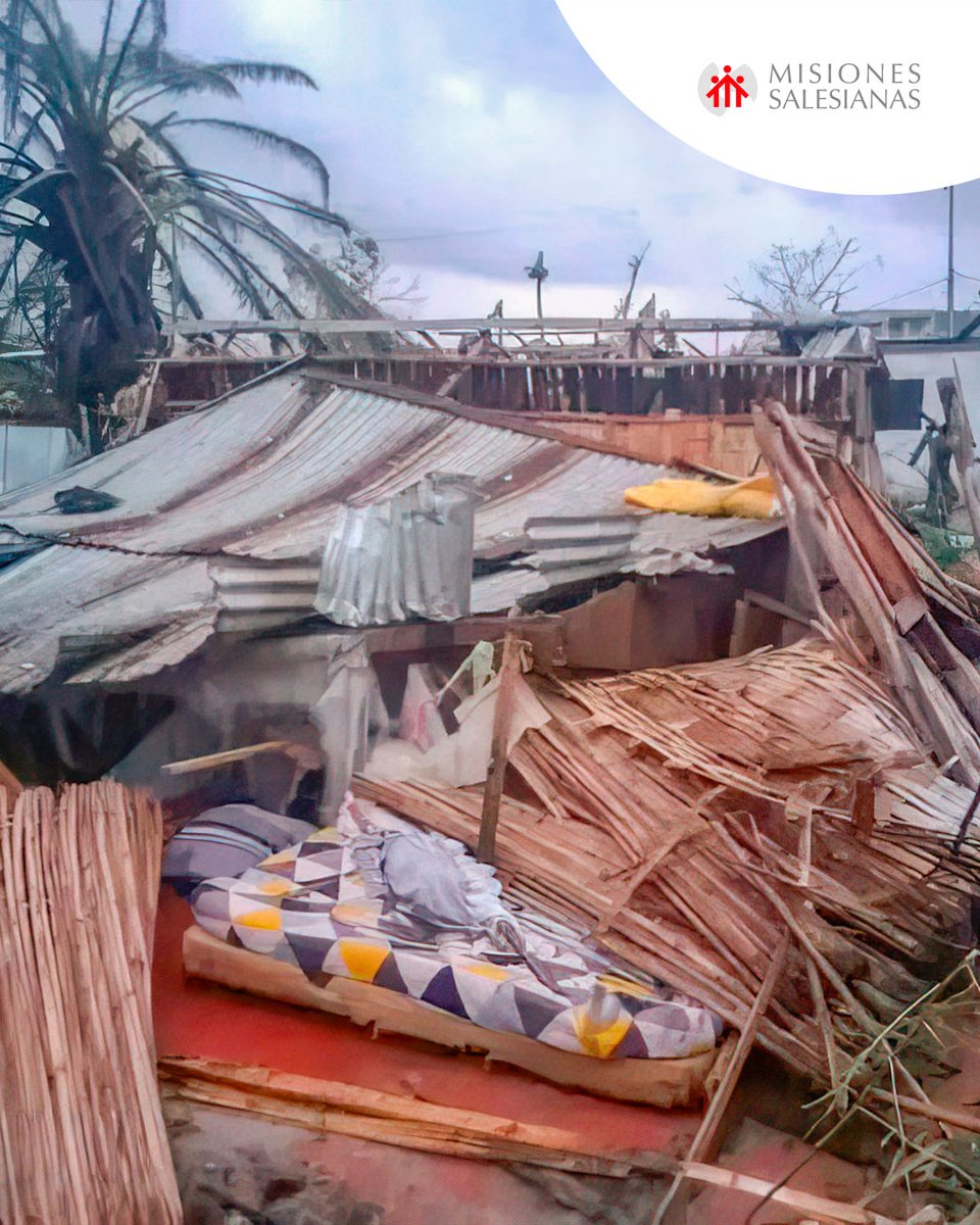 MSalesianas's tweet image. #NoticiaMS | 🌪️ El ciclón ‘Gezani’ ha devastado Tamatave (Madagascar): vientos de 300 Km/h, barrios anegados y miles de personas sin hogar. Los Salesianos ya atienden a 500 personas con alimentos, medicinas y refugios. Es urgente actuar 🙏

👉 f.mtr.cool/pnltnshywa