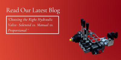 Read our latest blog on ‘Choosing the Right Hydraulic Valve - Solenoid vs. Manual vs. Proportional’ at: hydraulic-components.net/blogs/news/cho… #hydraulicvalves #proportionalvalves #hydraulics #engineers
