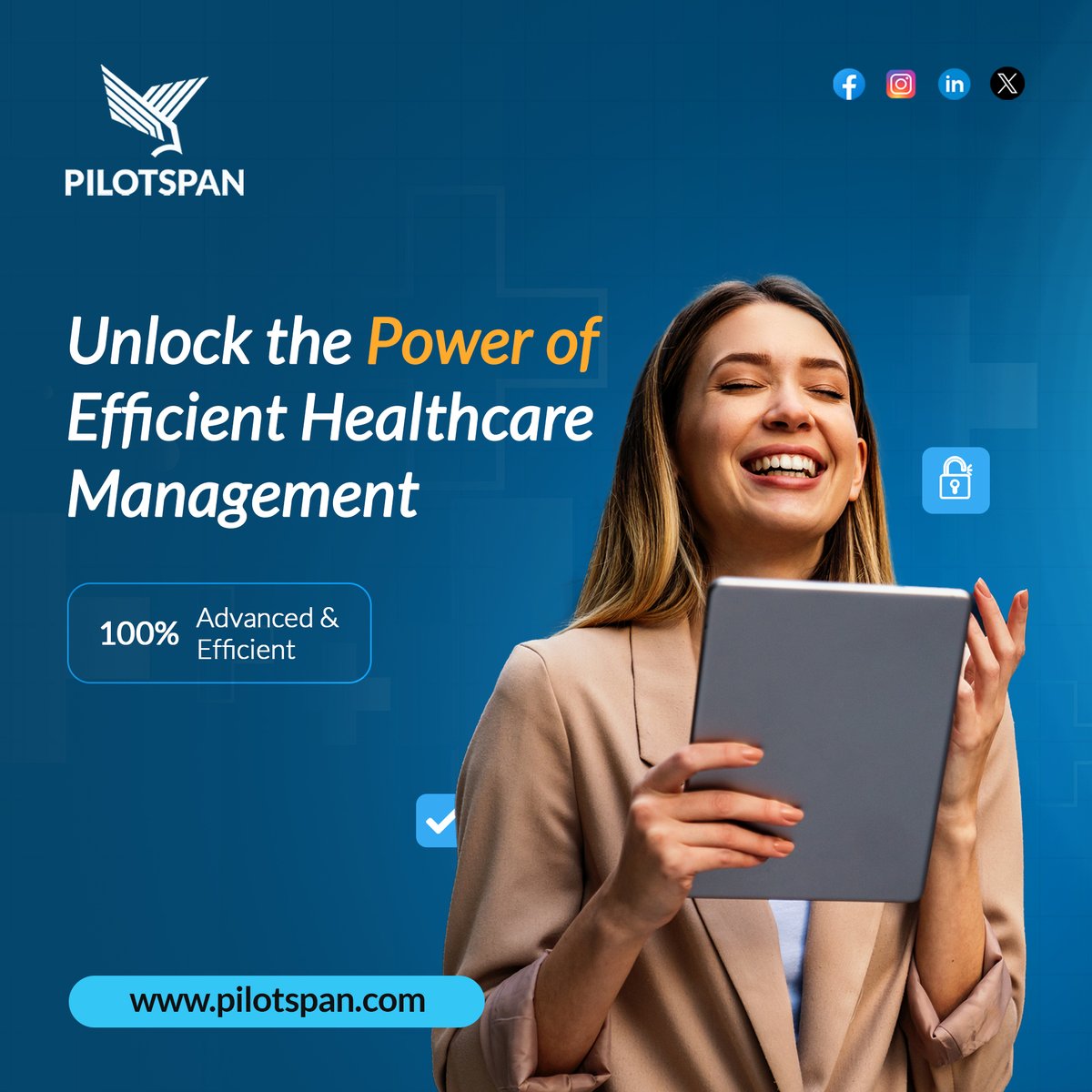 Efficiency isn’t just about saving time; it’s about increasing profitability.

Optimize operations, reduce overhead, and enhance patient experience with a secure healthcare management solution designed for U.S. providers.

#Pilotspan #UnitedState #GrowthFocused #DigitalHealthUSA