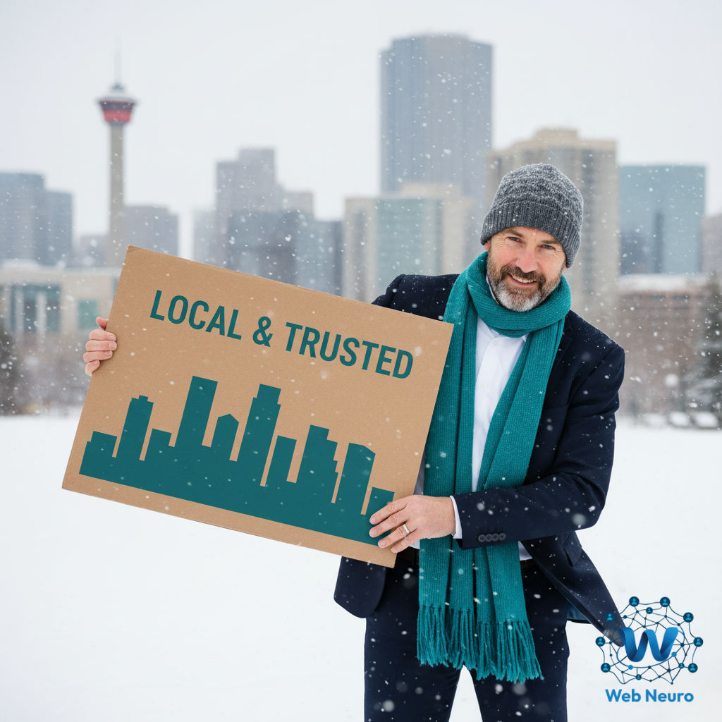 WebNeurox's tweet photo. 🤝 Your Website Should Feel Like a Calgary Business — Local &amp; Trusted

Local identity builds instant trust.
Show your city.
Show your people.
Show your story.

👉 Want localized branding?
https://t.co/yKrvCzwLu9

#LocalSEO https://t.co/QCKFA5xx66