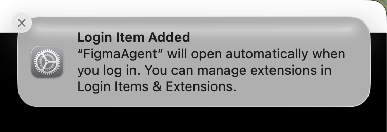 Who asked <a href="/figma/">Figma</a> to do so every time? <a href="/Apple/">Apple</a> can we block apps from adding anything to login items whenever they want?