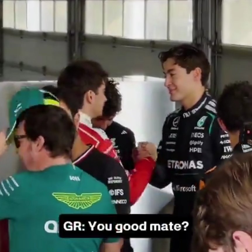 george walking in and charles immediately going "ciao bello 🤗 💓 💌 💋" oooough he truly is the paddocks prince