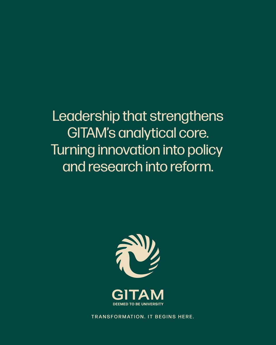 GITAM Deemed University tweet media