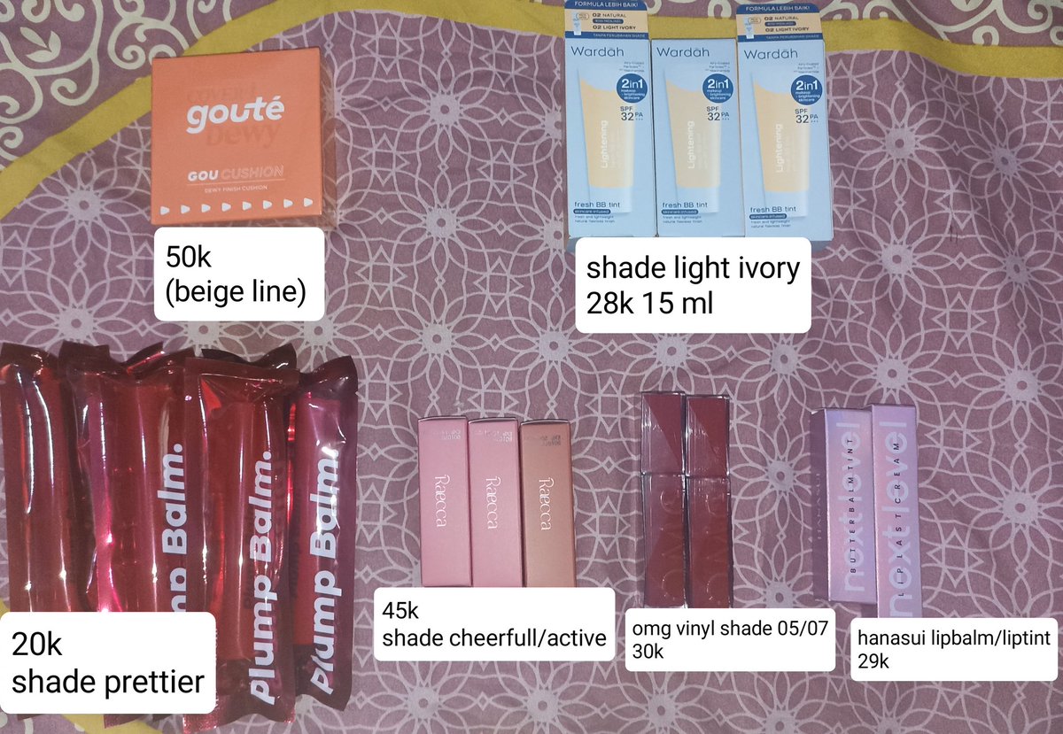neesshh jual skincare underprice tweet media