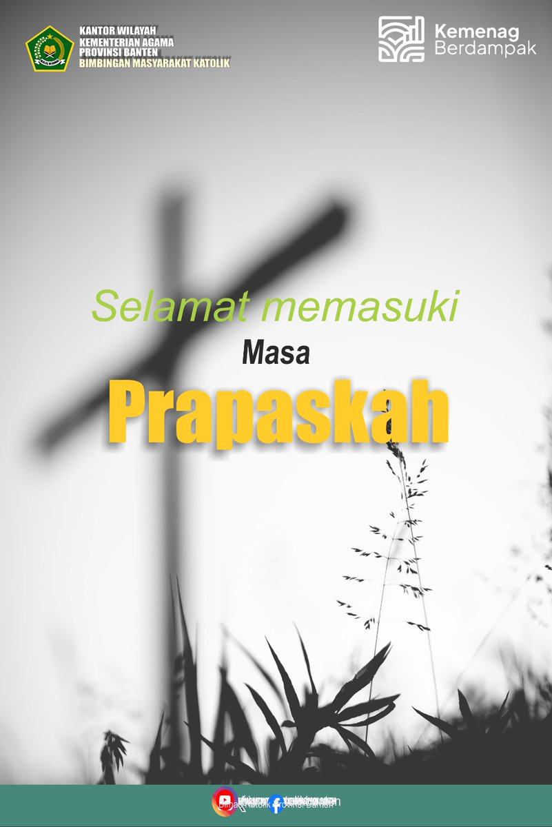 KatolikBanten's tweet photo. Keluarga besar Bimas Katolik Kemenag Banten mengucapkan Selamat Memasuki Masa Parapaskah bagi umat Katolik. Semoga masa Prapaskah membantu kita menghayati iman dan mewujudkannya dalam aksi sosial dan merawat bumi sebagai rumah bersama #ashwensday #prapaskah #bimaskatolik https://t.co/AqmxeAFAAJ