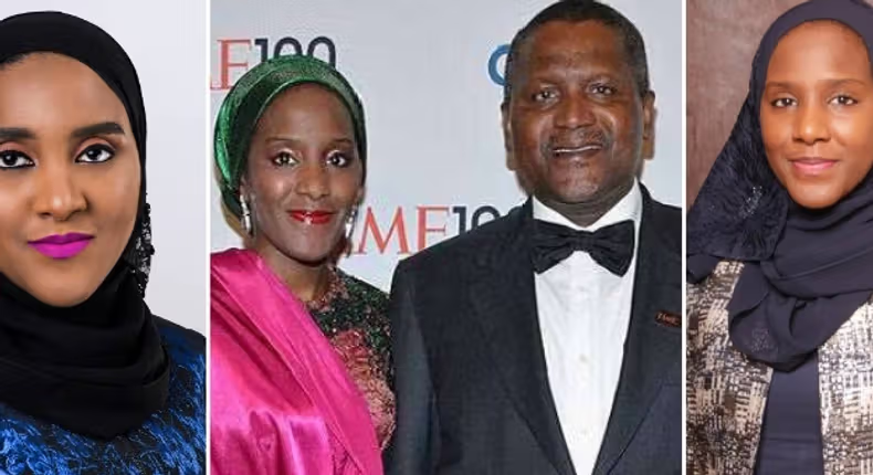 BusInsiderSSA's tweet photo. Aliko Dangote, Africa's richest man, has appointed his daughters to senior positions in the Dangote Group.

Halima Aliko Dangote will lead the Dangote Family Office & International Offices while overseeing its development in Dubai.

Fatima Aliko Dangote will oversee oil and gas operations, including the refinery and petrochemicals, and manage several corporate functions.

Mariya Aliko Dangote will manage commercial operations for cement and foods, focusing on market growth and operational excellence.