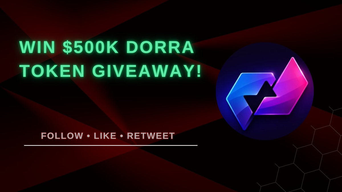 bunnykitten14's tweet photo. WIN $500K DORRA TOKEN GIVEAWAY!🎁🎁

Just submit form 👉 https://t.co/s0qc7NntVq

LIKE+RT+FOLLOW❤❤

#Airdrop #Giveaway #Giveaways #Rewards #Binance #ETH #BNB https://t.co/eyEwGZHILI