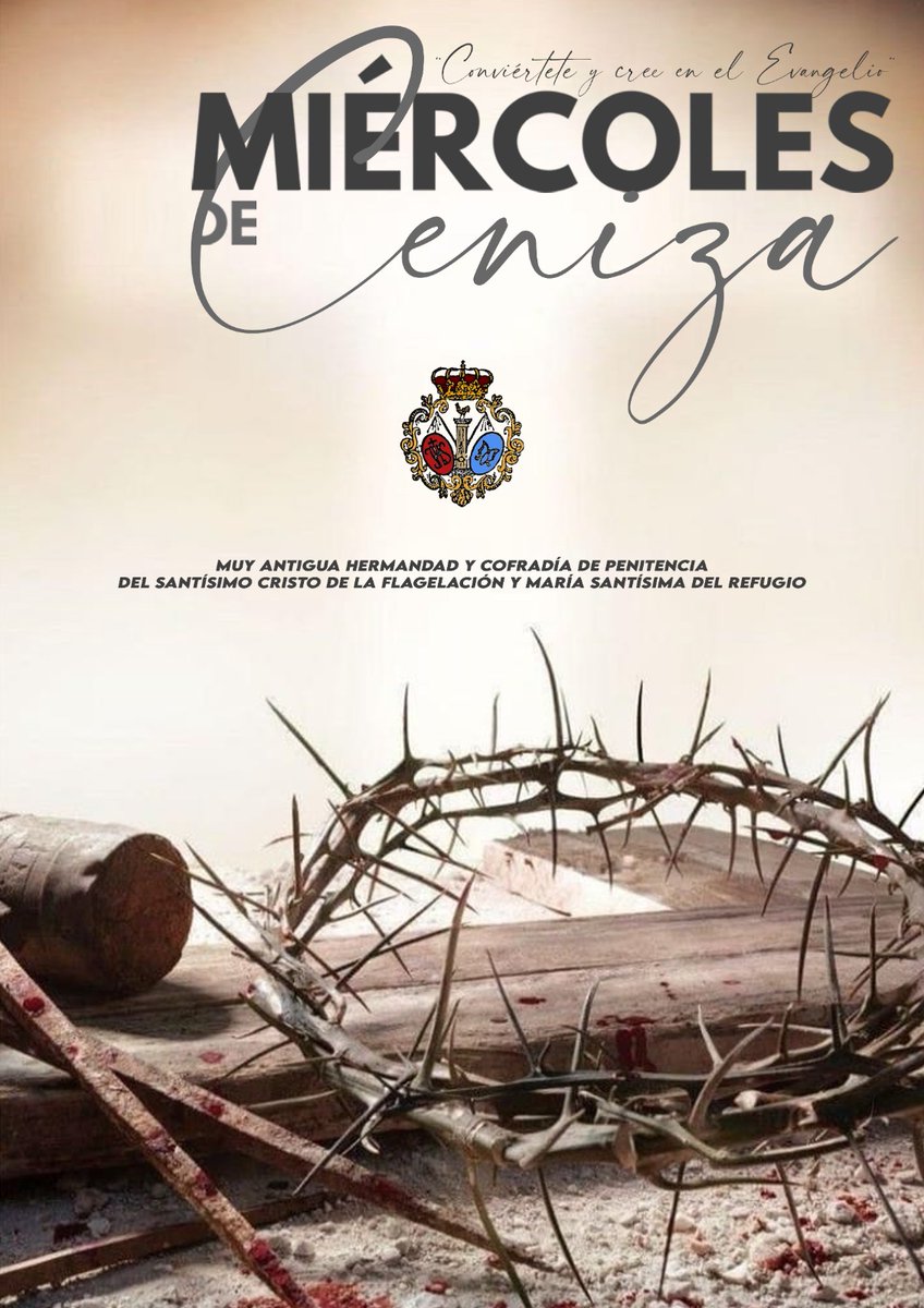 𝐂𝐔𝐀𝐑𝐄𝐒𝐌𝐀

𝐌𝐢é𝐫𝐜𝐨𝐥𝐞𝐬 𝐝𝐞 𝐂𝐞𝐧𝐢𝐳𝐚

𝐈𝐠𝐥𝐞𝐬𝐢𝐚 𝐝𝐞 𝐒𝐚𝐧𝐭𝐚 𝐀𝐧𝐚 

▪️19:00h. Santa Misa e Imposición de la Ceniza. 

▪️20:00h. Liturgia de la Palabra e Imposición de la Ceniza.

"𝑪𝒐𝒏𝒗𝒊é𝒓𝒕𝒆𝒕𝒆 𝒚 𝒄𝒓𝒆𝒆 𝒆𝒏 𝒆𝒍 𝑬𝒗𝒂𝒏𝒈𝒆𝒍𝒊𝒐"