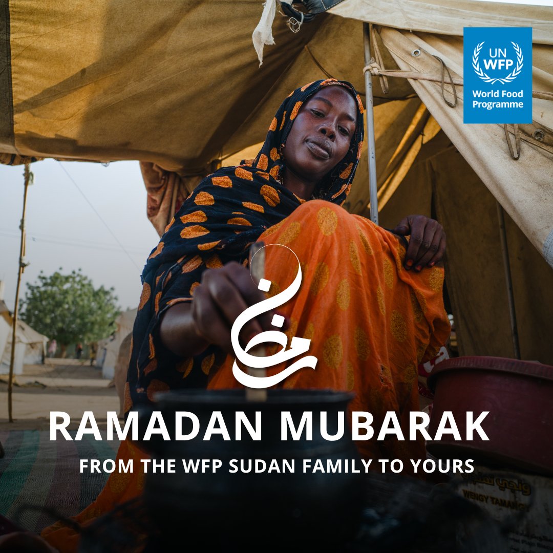 WFP_Sudan's tweet photo. As the holy month of #Ramadan begins, let us remember the millions of people in #Sudan who will struggle to eat one meal a day. 

In this month of generosity and giving, you can share a meal with a Sudanese family via @ShareTheMealorg: https://t.co/m6fGqSGBuQ 💙📷 https://t.co/7FZMDKO9xg