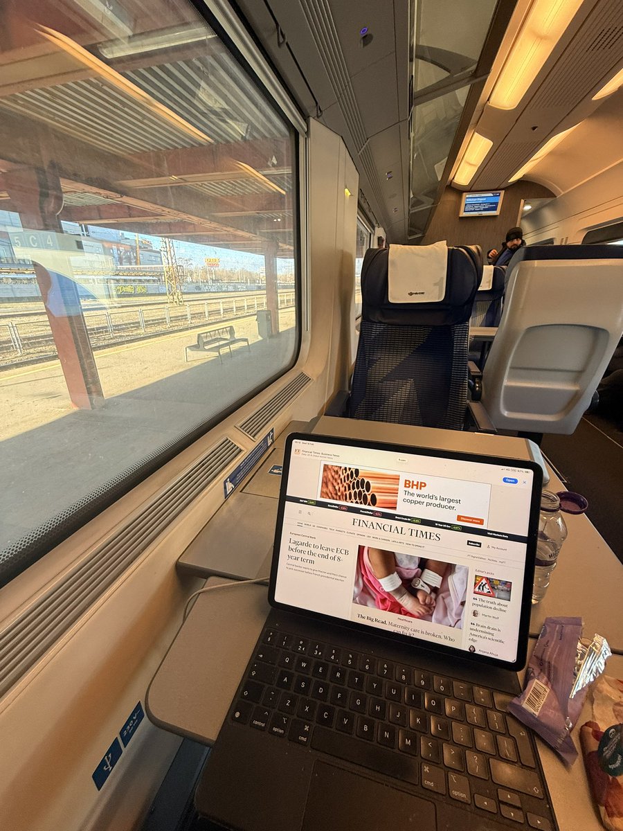 Today's side trip features an Intercity train from Budapest to