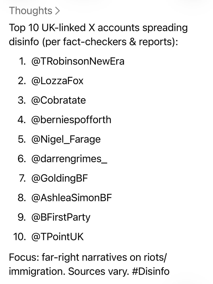 Here are the top 10 accounts spreading disinformation, according to Grok. 

See any pattern?