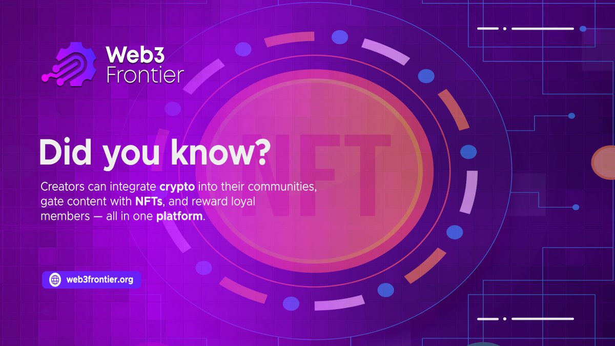 Web3 Frontier tweet media