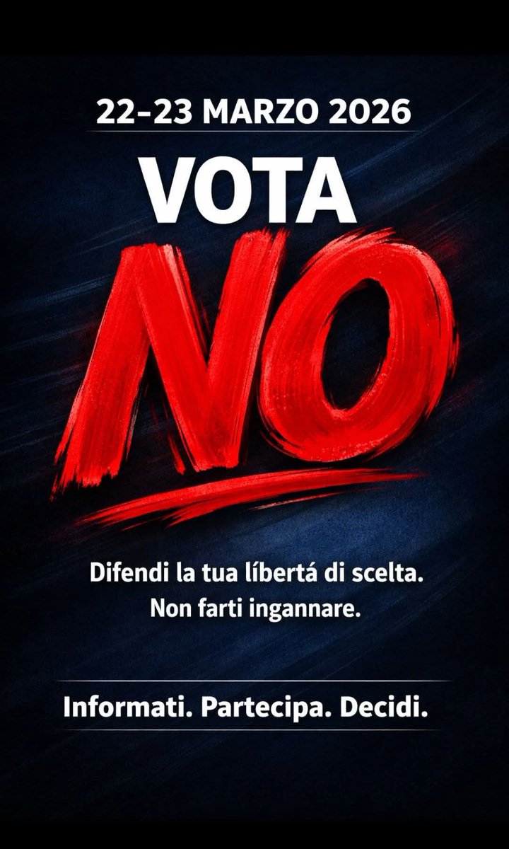 ValerioMinnella's tweet image. NO al fascismo, senza se e senza ma.
#ReferendumGiustiziaNO
Ricordiamoci che chi da cinquant'anni voleva questo stupro della Costituzione è il criminale fascista Licio Gelli (#P2), colui che finanziò la strage del #2agosto 1980 alla Stazione di Bologna.
👇🏾
referendumgiustizia2026.it