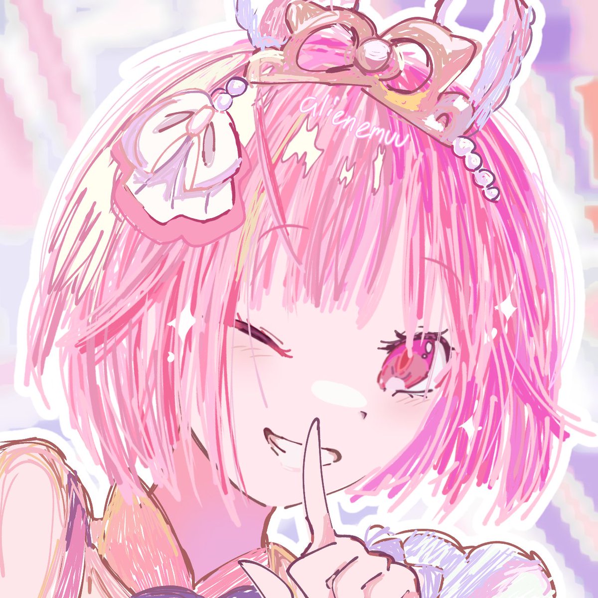 alienemuu's tweet photo. EMU7 ! 🍨🐇 
 🍬 #prsk_FA #emuotori #ProjectSekai https://t.co/NKgDKNJKK2