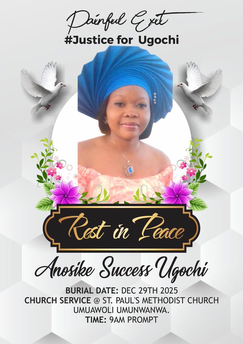 Dear Nigerians we are in court today for the second hearing of the case of our Sister Ugochi who was raped and strangled to death in her room.

Please put us in your prayers.
<a href="/DOHScares/">DOHS Cares Foundation</a>