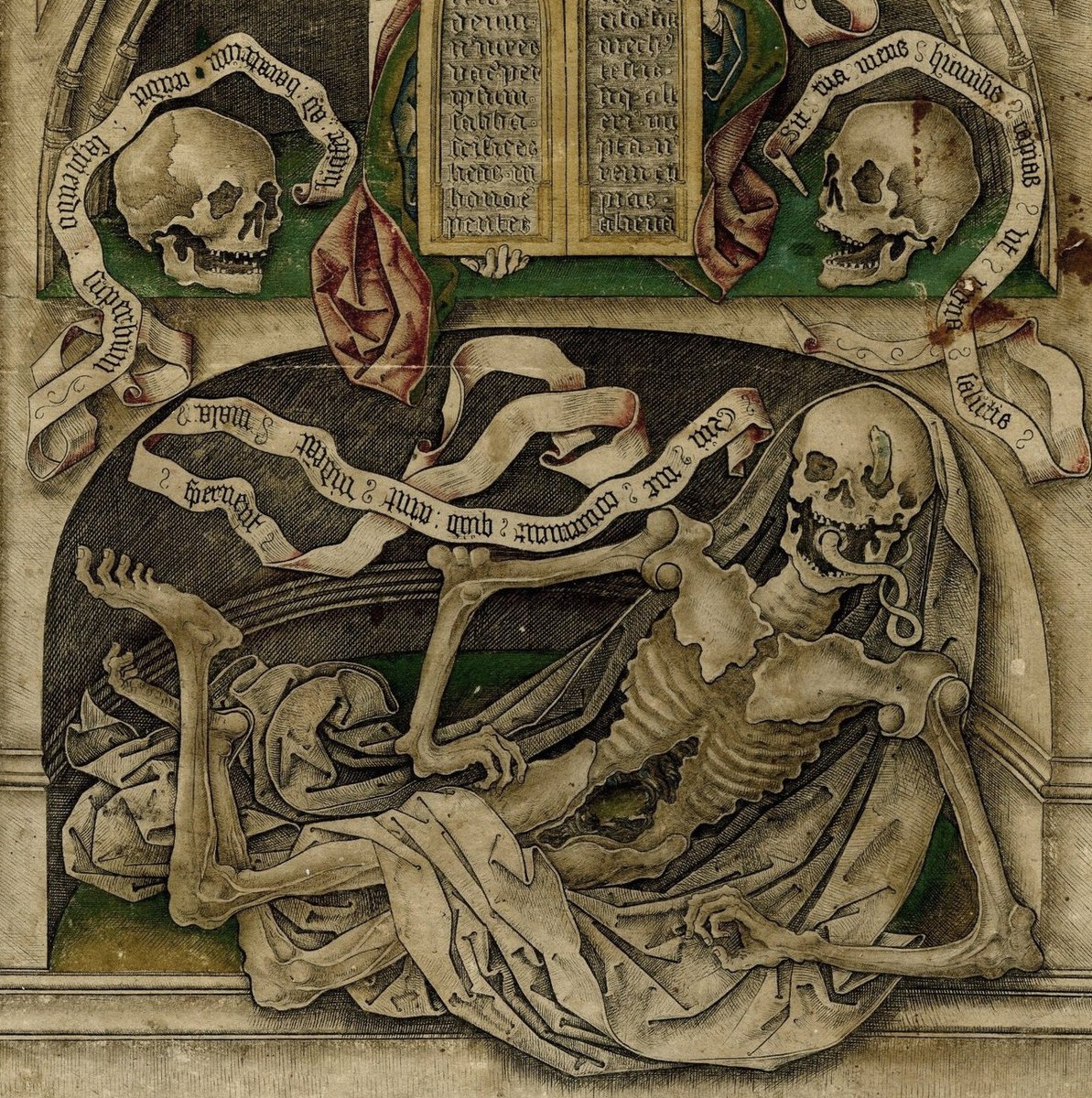 ArtorOtherThing's tweet photo. Master IAM of Zwolle, Detail of Allegory of The Transience of Life, 1480-90 https://t.co/QyRMbKfWMN