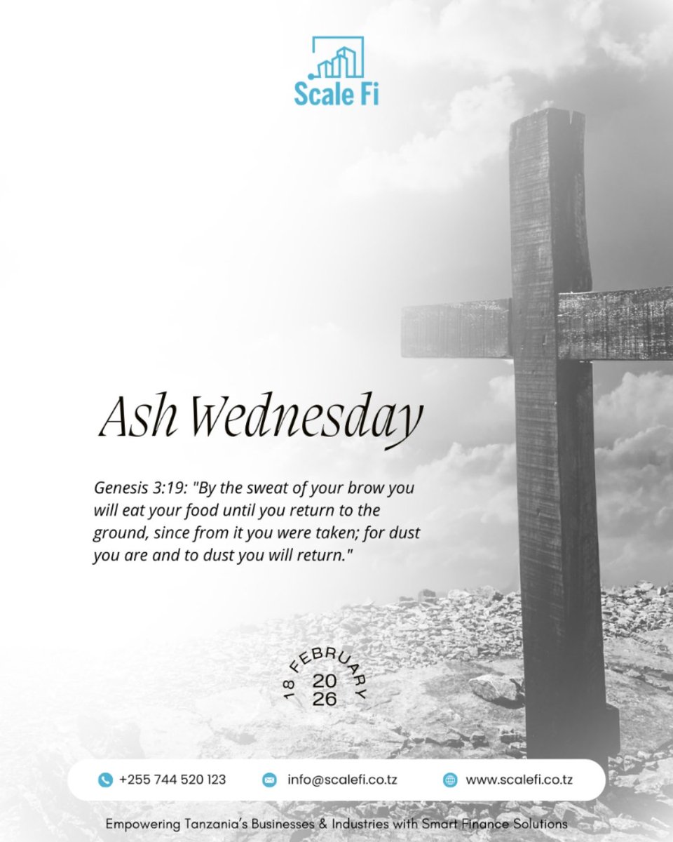 Scale_Fi's tweet photo. May this day remind us to walk with humility and purpose. #ashwednesday https://t.co/g8QaRPLbUv