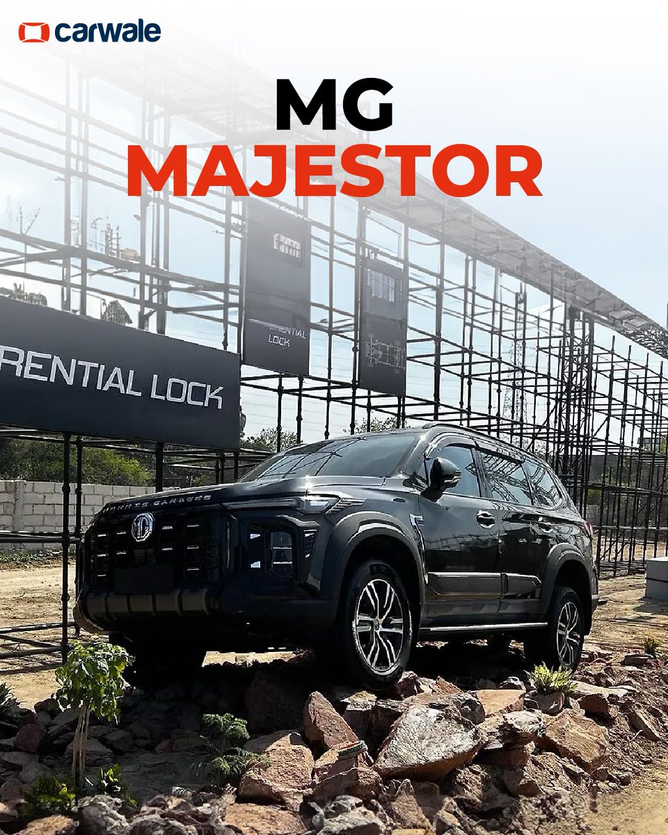 CarWale's tweet photo. Commanding stance, rugged hardware, and a cabin built for big adventures — the MG Majestor is gearing up to make a solid entry 💪🌄
#mg #majestor #mgmajestor #photos #cwphotos #cars #automobiles #carupdates #automobileupdates https://t.co/D6hdU97BJM