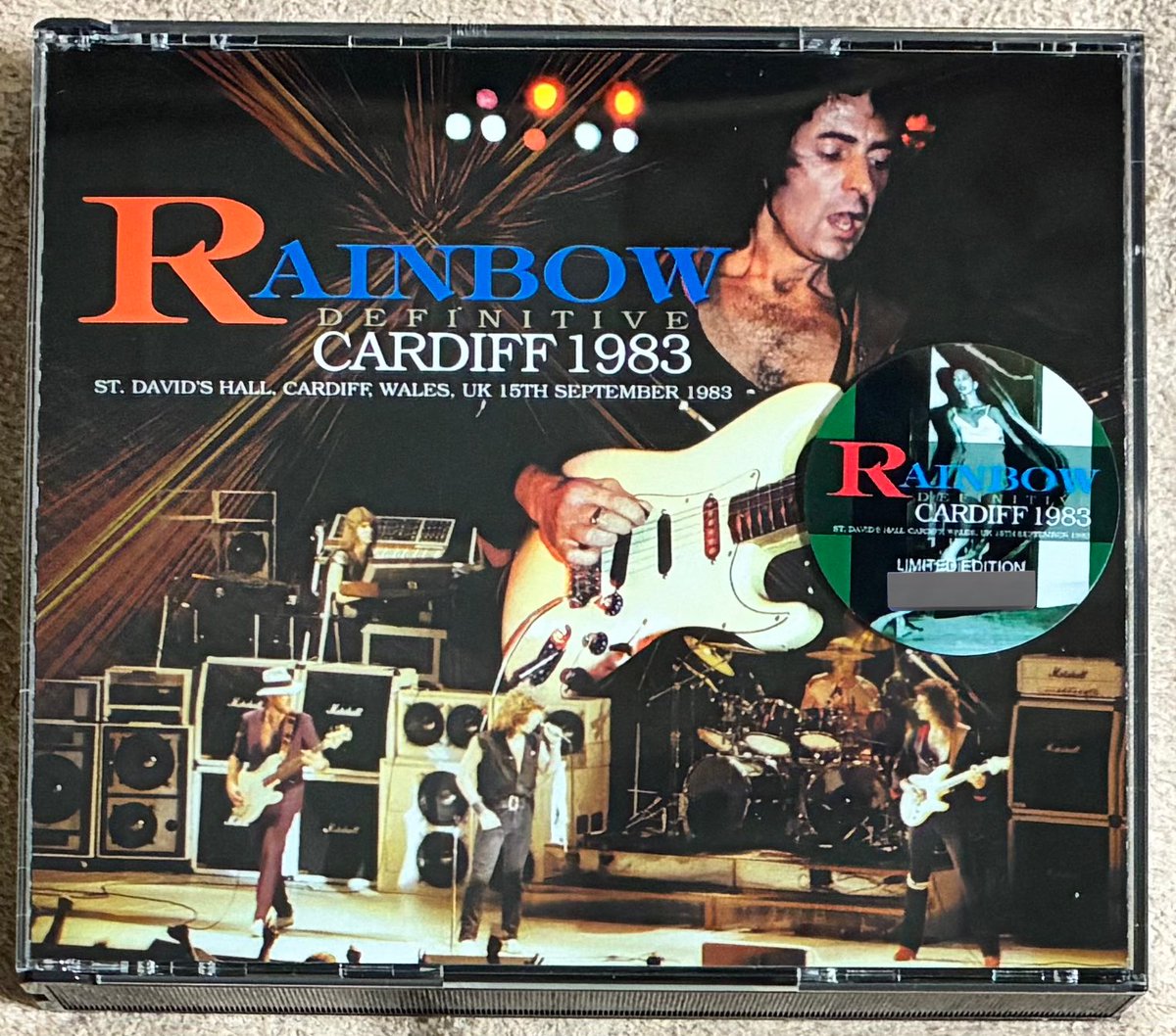 RAINBOW / DEFINITIVE CARDIFF 1983 カーディフはラジオ番組収録で 