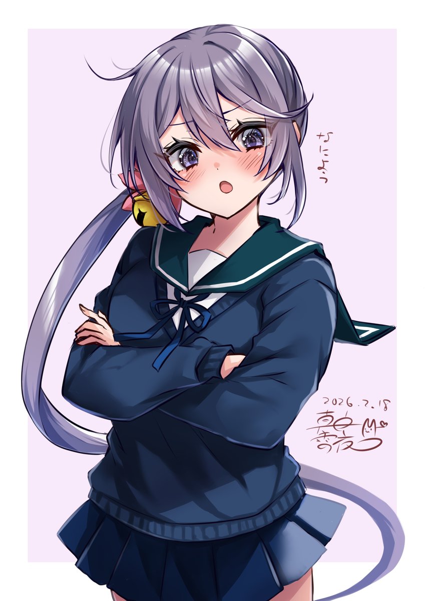 この間描いた曙ちゃん 