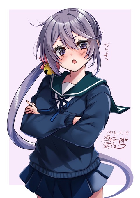 この間描いた曙ちゃん 