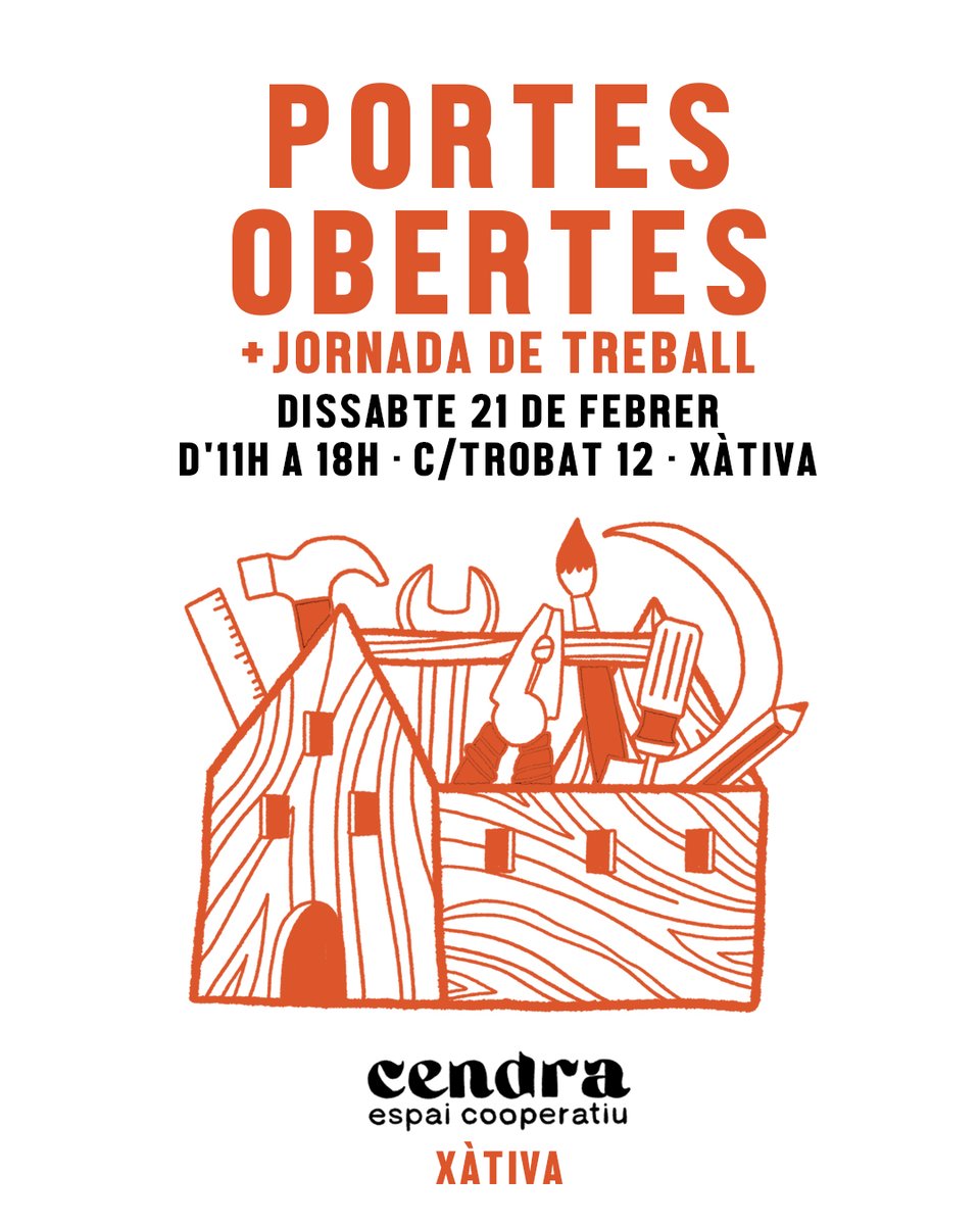 ube_efe's tweet photo. 🎉Gràcies a vosaltres hem superat la primera ronda de @goteofunding i volem que conegueu l’Espai Cooperatiu.  
PORTES OBERTES
​📅​Dissabte 21 de febrer.  
📍Carrer Trobat, núm. 12.  Xàtiva
Encara ens podeu ajudar per arribar als 19.917€ a https://t.co/QkS79CeEK1 https://t.co/9L79eM24ou
