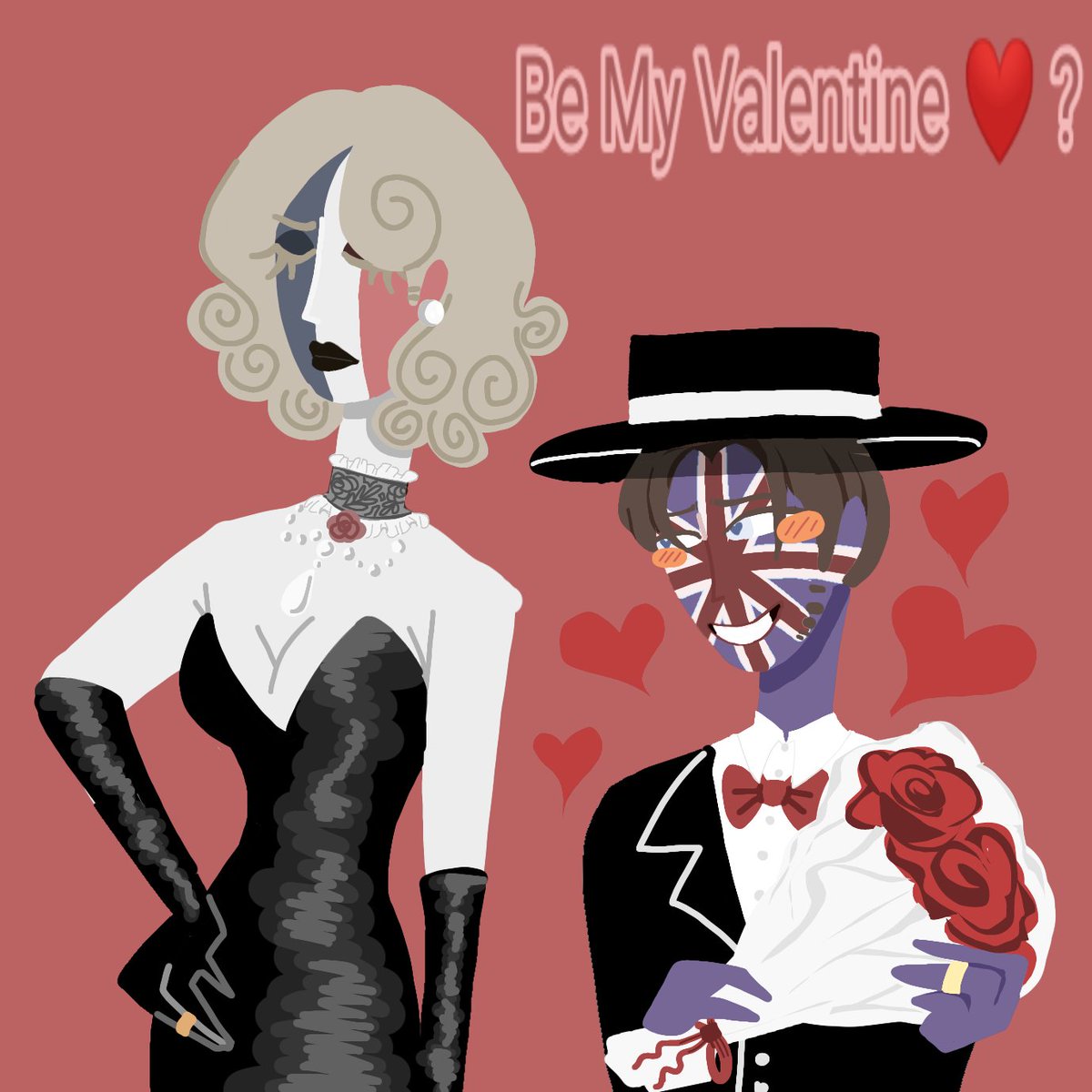 fhrhtyj's tweet photo. Better version because I didn't get to edit it much 
#ValentinesDay
#CountryHumans 
#CountryHumanfrance
#CountryHumanuk
#fruk https://t.co/poLLS5CX5w