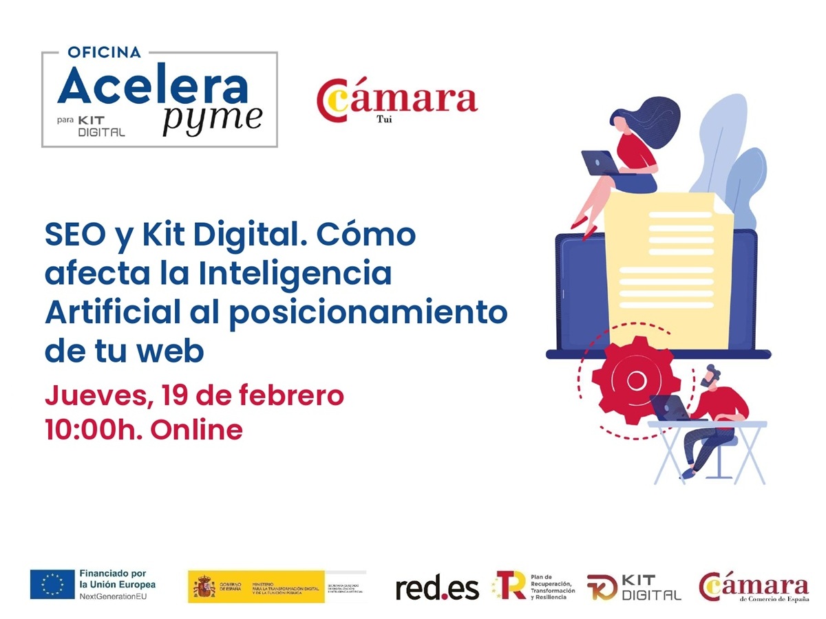 Cam_Com_Tui's tweet photo. 📌 ¡Nuestra OAP continúa realizando Jornadas de Digitalización! Mañana, 19 de enero, a las 10h, tendrá lugar un webinar en el que hablaremos sobre 𝐂𝐨́𝐦𝐨 𝐚𝐟𝐞𝐜𝐭𝐚 𝐥𝐚 𝐈𝐀 𝐚𝐥 𝐩𝐨𝐬𝐢𝐜𝐢𝐨𝐧𝐚𝐦𝐢𝐞𝐧𝐭𝐨 𝐰𝐞𝐛.
¡Inscríbete en nuestra web! ✍️ https://t.co/goS5sktFji https://t.co/GvNUuTZmPr