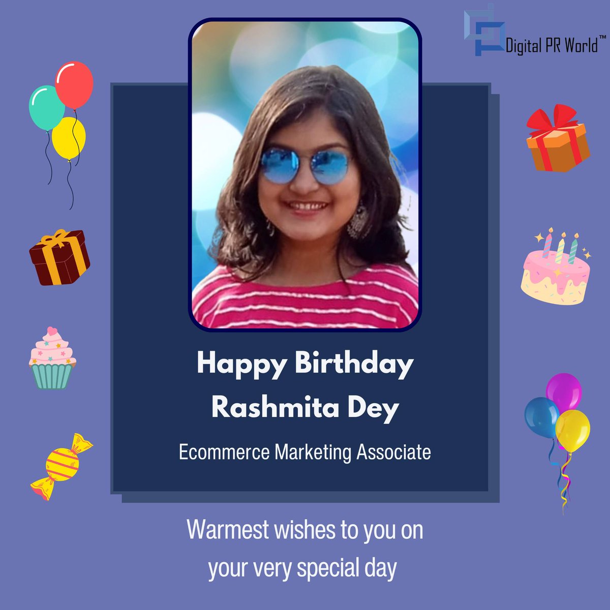 DigitalPRWorld's tweet photo. Wishing you a fantastic birthday, Rashmita!
Your dedication and positivity bring great energy to the team every day.
May your year ahead be filled with success, happiness, and new achievements!

 #FutureSuperstar #TeamDPW #DigitalSuccess #happybirthday https://t.co/xxxgnUiRQ5