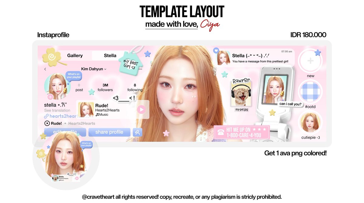 cravetheart's tweet image. help repost &amp;amp; ospek yaa? tysm! ‹𝟹

aku ada 1 anak baru lg ges, kenalan yuk? kalau tdk aman bisa dm aku baik2 :3

ini aku sell as template layout ya, yg berminat buat take lbh dulu juga bisa, dm sajaaa 🫶🏻

layout carmen, stella, ian &amp;amp; jiwoo ufs, 15K/each free retext!

#zonauang