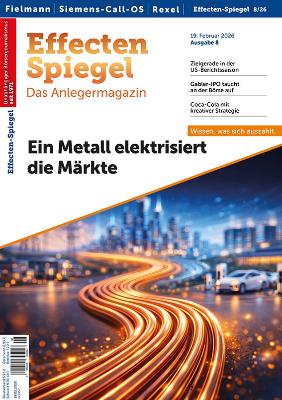 EffectenSpiegel's tweet photo. ES 8/26 - „Ein Metall elektrisiert die Märkte - Zielgerade in der US-Berichtssaison - #Gabler IPO taucht an der Börse auf - #CocaCola mit kreativer #Strategie - u.v.a.m.“ - https://t.co/DCmfjohZTW #Fielmann #Siemens-Call-OS #Rexel #Aktien #Finanzen #Börse #Geldanlage https://t.co/NGUEAIS3WD