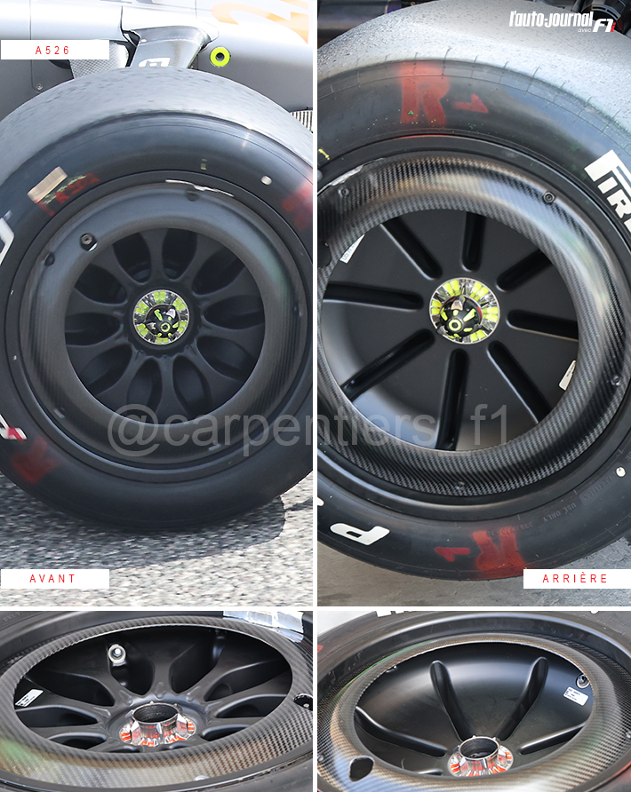 Here is the #AudiF1 wheel cover design on the #R26 #F1 #F1Testing (pics ...