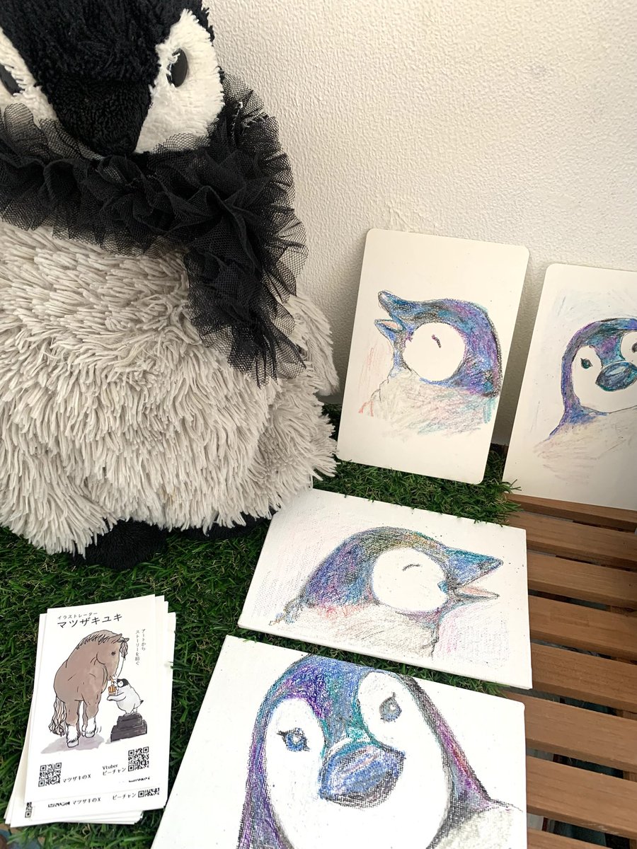 この原画もBOOTHに出したいな
購入いただけたらサインと日付入れます