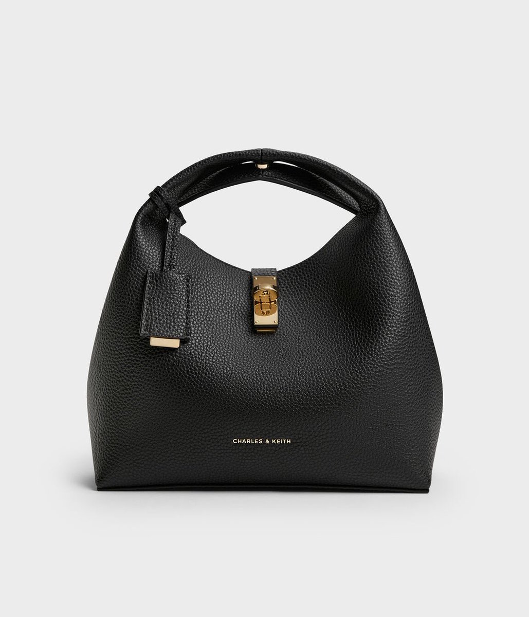 ★さく様★新品 CHARLES & KEITH チャンス バケットバッグ チョコ Charles and Keith - 〈新品〉 CHARLES & KEITH チャンス バケット