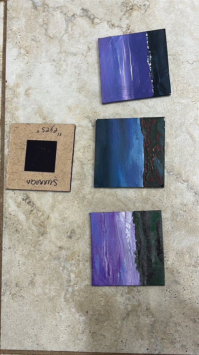 Gm!!!

These little magnet pictures were made for the fair. Do you like miniatures?