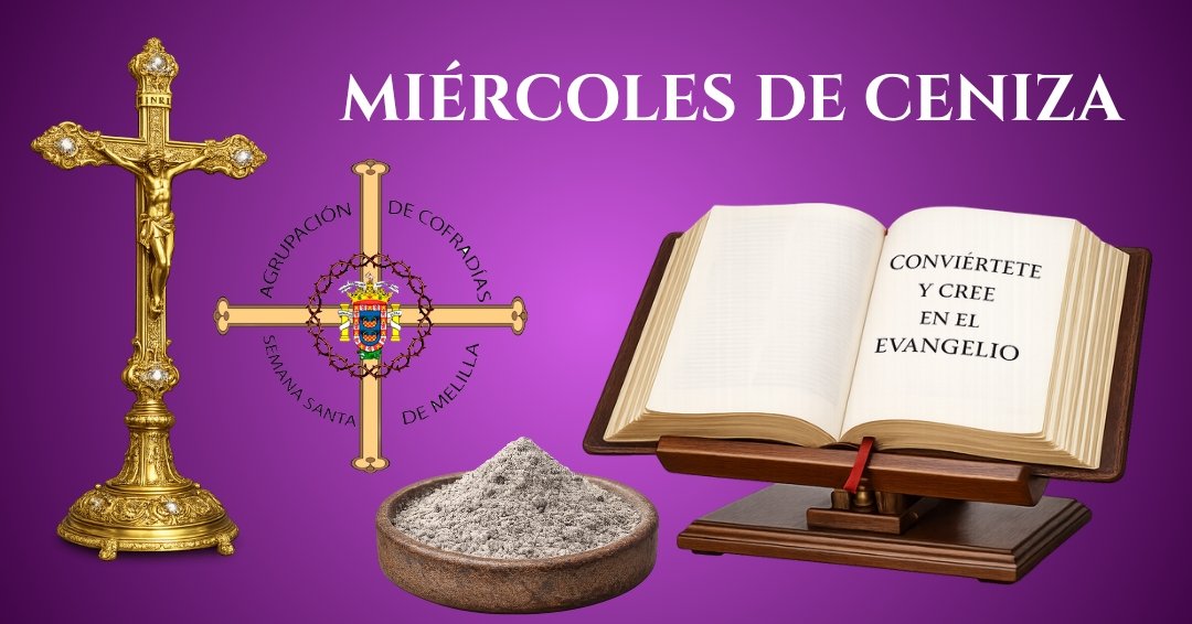 MIÉRCOLES DE CENIZA

Damos comienzo a la Cuaresma: conviértete y cree en el Evangelio.

Nos ponemos en manos del Señor para vivir este tiempo de preparación para la Pascua. Que nuestros Sagrados Titulares nos guíen en este camino cuaresmal.