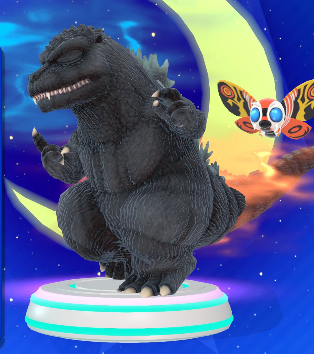 The classic NiGHTS pose is a now a free emote for Sonic Rumble!

Yes, even Godzilla can do it!