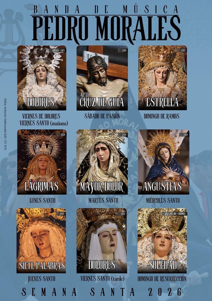 𝐌𝐈𝐄́𝐑𝐂𝐎𝐋𝐄𝐒 𝐃𝐄 𝐂𝐄𝐍𝐈𝐙𝐀✝️ | 40 días nos separan de nuestra Semana Santa 2026.

Esta será nuestra Semana Santa 2026, donde Lopera, Jaén y Córdoba cobrarán sentido a la #MúsicadeLopera. 

#SuenaLopera