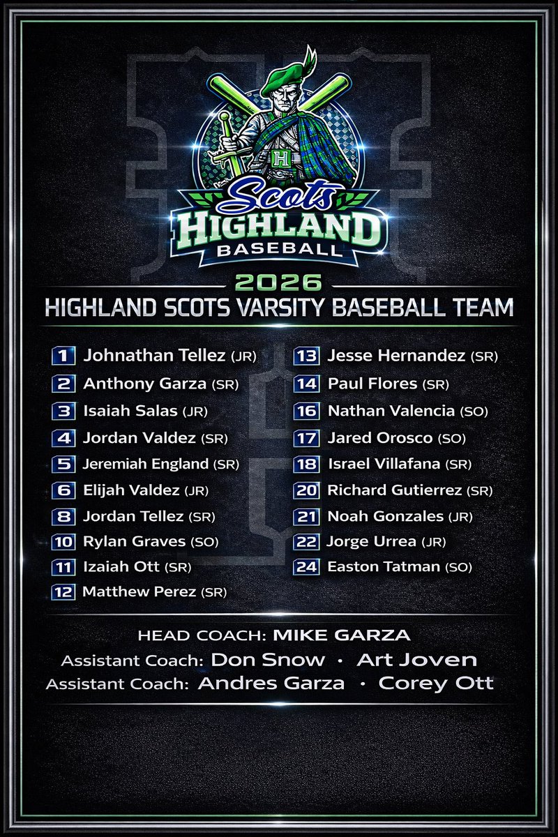 Highland Scots Baseball tweet media