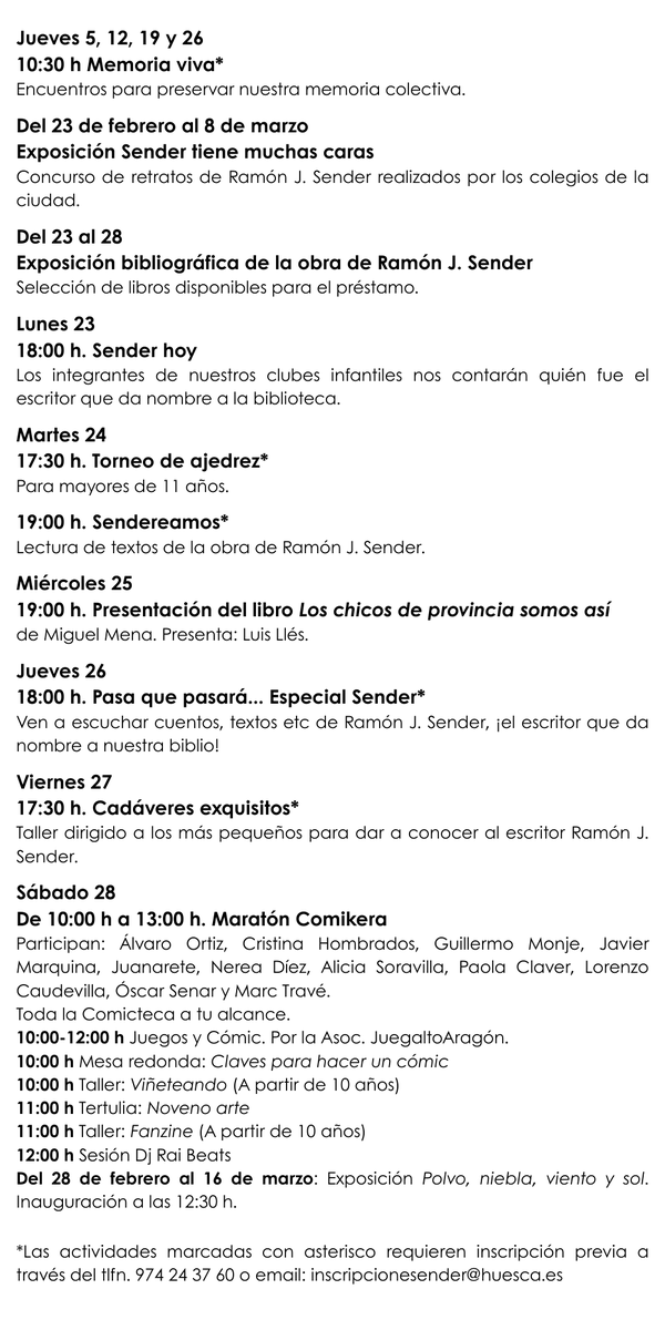 Bibliotecas Huesca tweet media