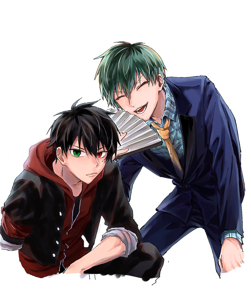 j81154's tweet photo. そんでこれが表紙に使ってもらったイラスト…たくさん寄稿させてもらって楽しかった〜！
ありがとうございました！！

@NEW_MCD_only 
 #4人のグータッチ後夜祭 https://t.co/1VFXg3uCNn
