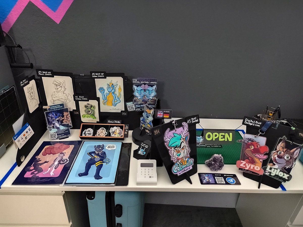 Calimdorart's tweet photo. Woop woop, I'll be in Artist Alley at NFC tomorrow, Thursday, and probably on Friday, feel free to drop by, I'm really looking forward to it ^w^. https://t.co/ozwX5ZnkkU