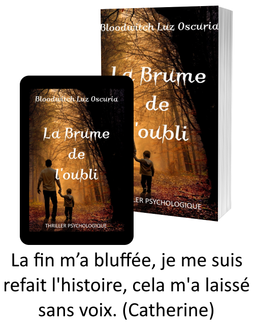 Bloodwitch5708's tweet photo. Découvrez tout ce qu'il y a à savoir sur le #thriller psychologique "La Brume de l'oubli" (synopsis, plateformes de ventes, infos complémentaires), par ici : https://t.co/61otRtKUe3 https://t.co/dangS9or0u