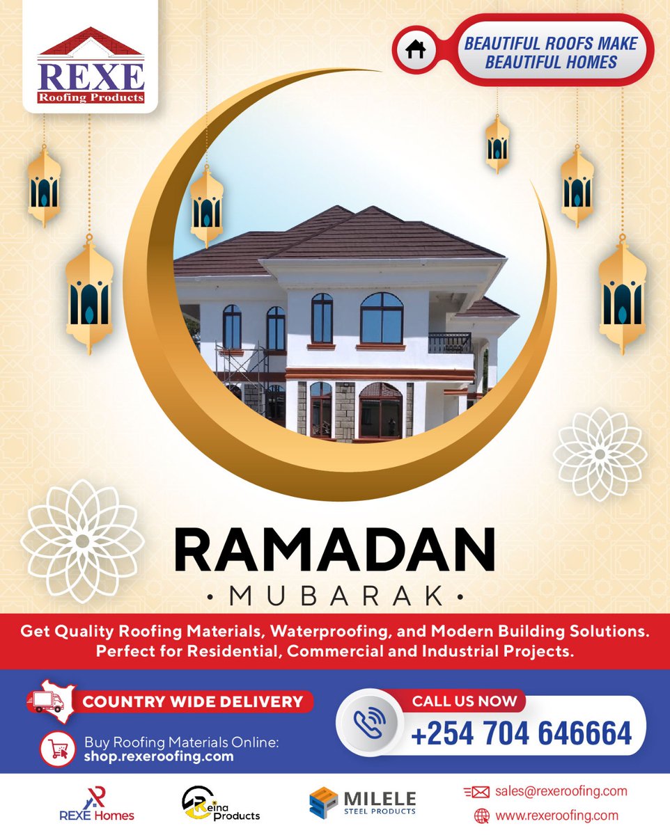 RexeRoofing's tweet photo. May Ramadan bring peace to your home, clarity to your heart, and strength in all that you do.

May this season of reflection and prayer be filled with compassion, gratitude, and renewed hope.

Wishing you a truly blessed Ramadan.

https://t.co/YVxtNKD3LX

#Ramadan2026 https://t.co/urPB23SlbW