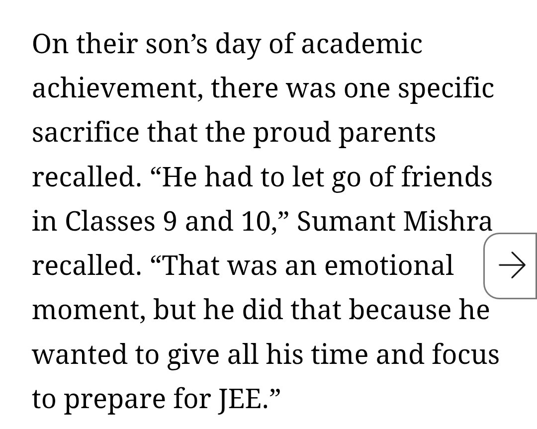 It's fucked up that telling a 13-14 yr old to "let go" of their friends so they can compete in a national exam is a matter of pride for parents in this country, this is extremely abnormal