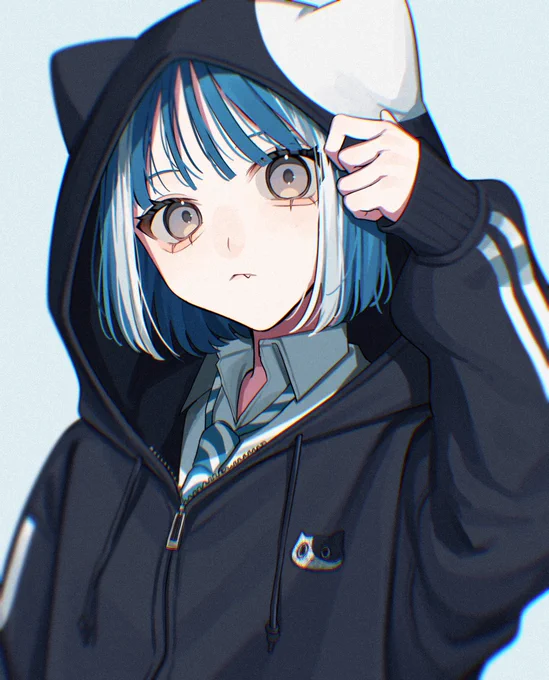 猫耳パーカー