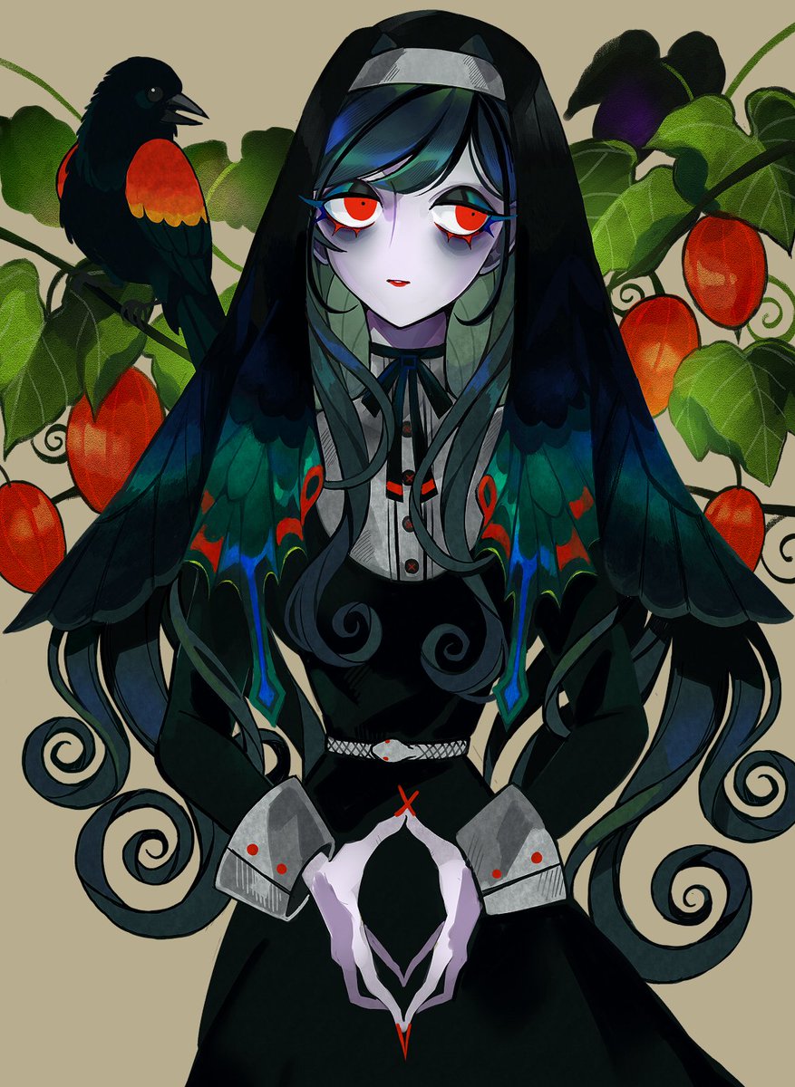 「#自分で生み出した一次創作オリジナルキャラを流そう 蛾-ルズ(蝶娘も)がたくさん」|由澤　里郷のイラスト